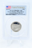 2014-S PCGS PR69DCAM Silver Great Smoky Mountains NP Limited Edition Proof 25C