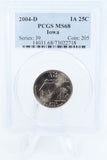 2004-D PCGS MS68 Iowa State Quarter Business Strike 25C