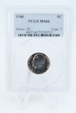1940-P PCGS MS66 Jefferson Nickel Business Strike 5C