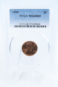 1995-P PCGS MS68RD Lincoln Memorial Cent Business Strike 1C