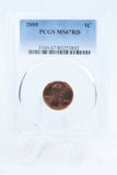 2000-P PCGS MS67RD Lincoln Memorial Cent Business Strike 1C