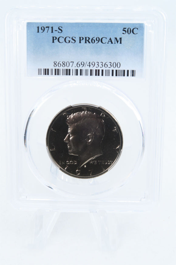 1971-S PCGS PR69CAM Kennedy Half Dollar Proof 50C