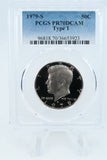 1979-S PCGS PR70DCAM Type 1 Kennedy Half Dollar Proof 50C