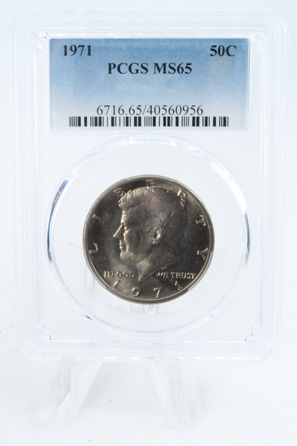 1971-P PCGS MS65 Kennedy Half Dollar Business Strike 50C