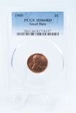 1960-P PCGS MS66RD Small Date Lincoln Memorial Cent Business Strike 1C