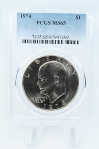 1974-P PCGS MS65 Eisenhower Ike Dollar Business Strike