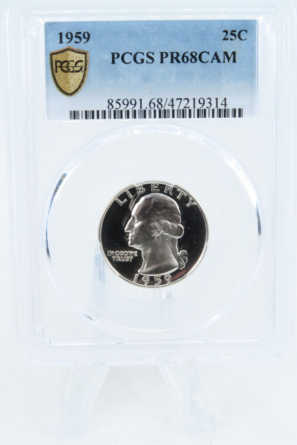 1959-P PCGS PR68CAM Washington Quarter Proof 25C