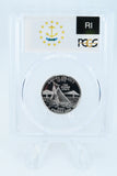 2001-S PCGS PR70DCAM Silver Rhode Island State Quarter Proof 25C