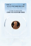 1987-S PCGS PR70DCAM Lincoln Memorial Cent Proof 1C