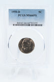 1950-D PCGS MS66FS Jefferson Nickel Full Steps Business Strike 5C
