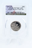 2017-S PCGS PR70DCAM George Rogers Clark NP Quarter Proof 25C