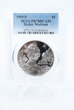 1999-P PCGS PR70DCAM Dolley Madison Silver Modern Commemorative Dollar Proof