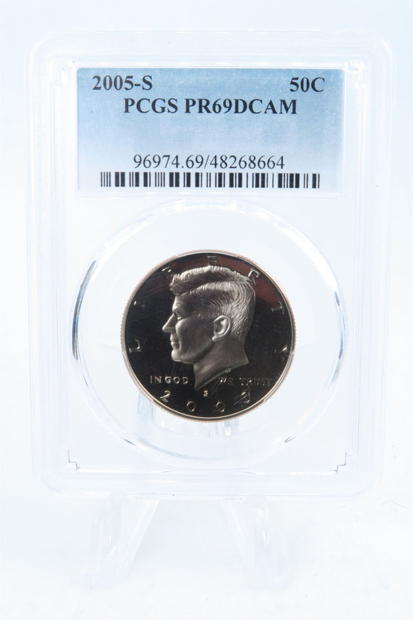 2005-S PCGS PR69DCAM Kennedy Half Dollar Proof 50C