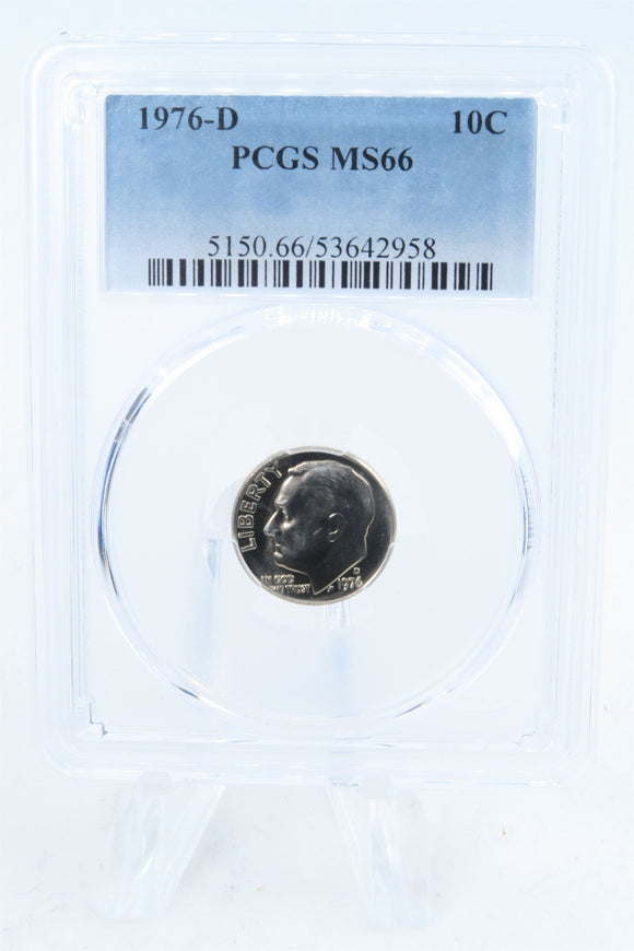 1976-D PCGS MS66 Roosevelt Dime Business Strike 10C