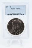 1974-D PCGS MS66 Eisenhower Ike Dollar Business Strike