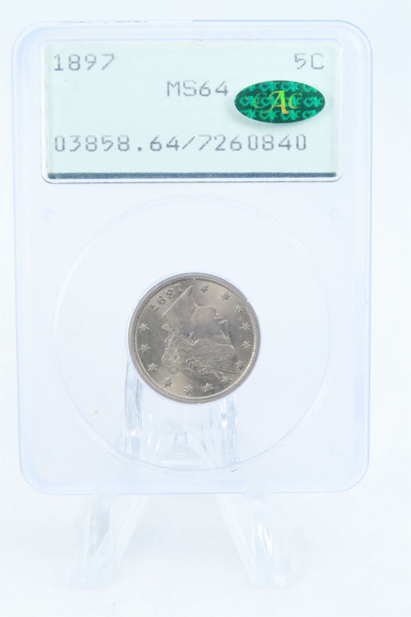 1897-P PCGS MS64 Liberty Nickel Business Strike 5C