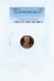 1987-S PCGS PR70DCAM Lincoln Memorial Cent Proof 1C