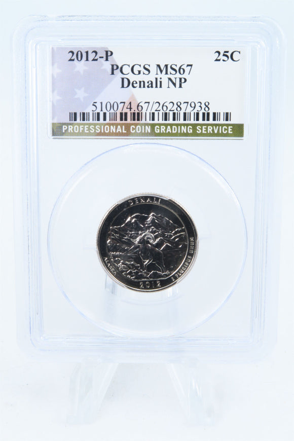 2012-P PCGS MS67 Denali NP Quarter Business Strike 25C