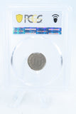1865-P PCGS F12 Three (3) Cent Nickel Business Strike 3CN
