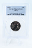 2002-S PCGS PR69DCAM Ohio State Quarter Proof 25C