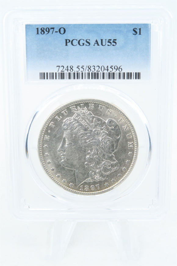 1897-O PCGS AU55 Morgan Dollar Business Strike