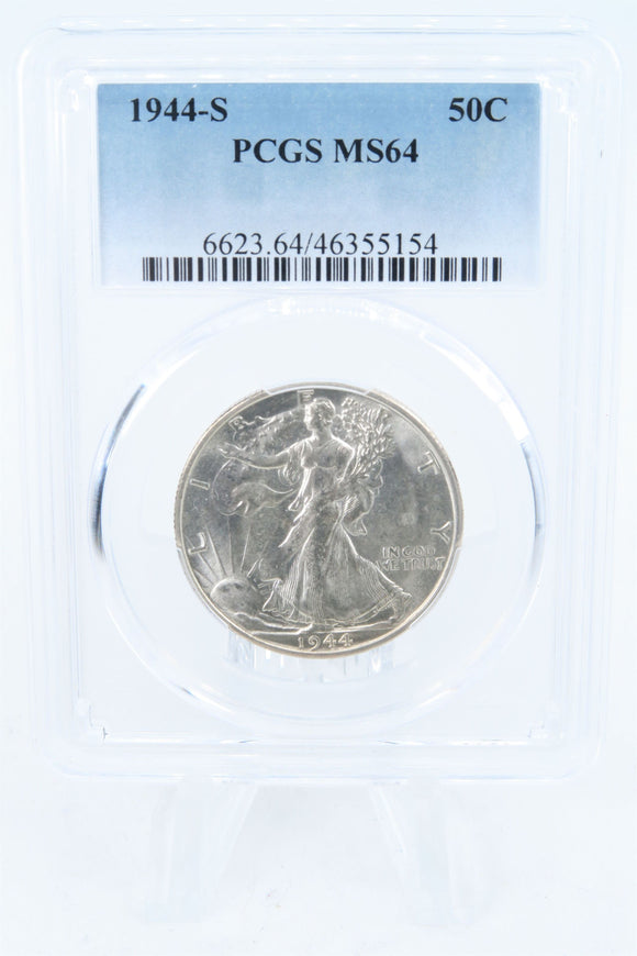 1944-S PCGS MS64 Walking Liberty Half Dollar Business Strike 50C