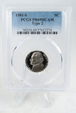 1981-S PCGS PR69DCAM Type 2 Jefferson Nickel Proof 5C