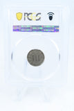 1873-P PCGS XF40 Open 3 Three (3) Cent Nickel Business Strike 3CN