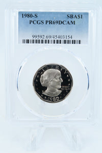 1980-S PCGS PR69DCAM Susan B. Anthony Dollar Proof