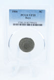1866-P PCGS VF35 Shield Nickel Business Strike 5C