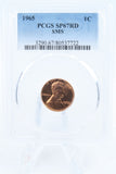 1965-P PCGS SP67RD SMS Lincoln Cent 1C