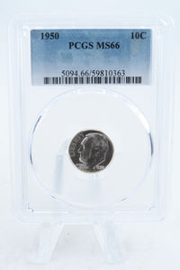 1950-P PCGS MS66 Roosevelt Dime Business Strike 10C