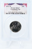2011-D PCGS MS67 Vicksburg NP Quarter Business Strike 25C