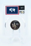 2007-S PCGS PR70DCAM Silver Wyoming State Quarter Proof 25C