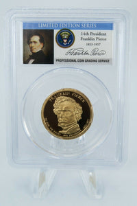 2010-S PCGS PR69DCAM Franklin Pierce Presidential Dollar Proof