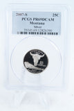 2007-S PCGS PR69DCAM Silver Montana State Quarter Proof 25C