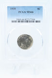 1930-P PCGS MS66 Buffalo Nickel Business Strike 5C