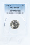 1945-P PCGS MS66 Jefferson War Nickel Business Strike 5C