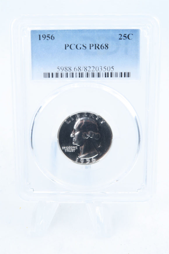 1956-P PCGS PR68 Washington Quarter Proof 25C