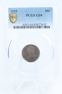 1825-P PCGS G04 Capped Bust Dime Business Strike 10C