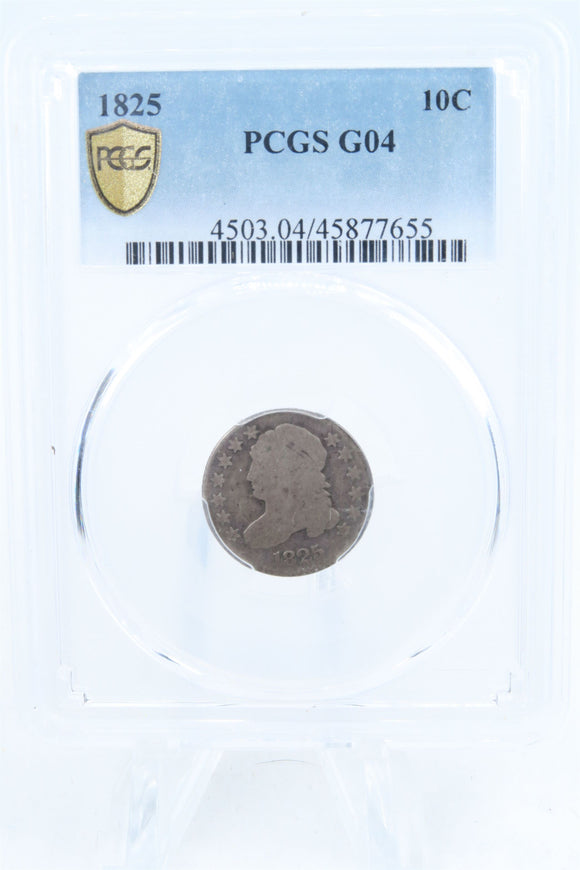 1825-P PCGS G04 Capped Bust Dime Business Strike 10C