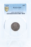 1825-P PCGS G04 Capped Bust Dime Business Strike 10C