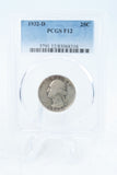 1932-D PCGS F12 Washington Quarter Business Strike 25C