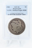 1901-P PCGS G04 VAM 3 Shifted Eagle DDR Morgan Dollar Business Strike