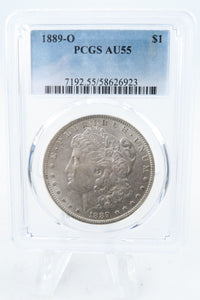 1889-O PCGS AU55 Morgan Dollar Business Strike