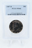 1987-D PCGS MS66 Kennedy Half Dollar Business Strike 50C