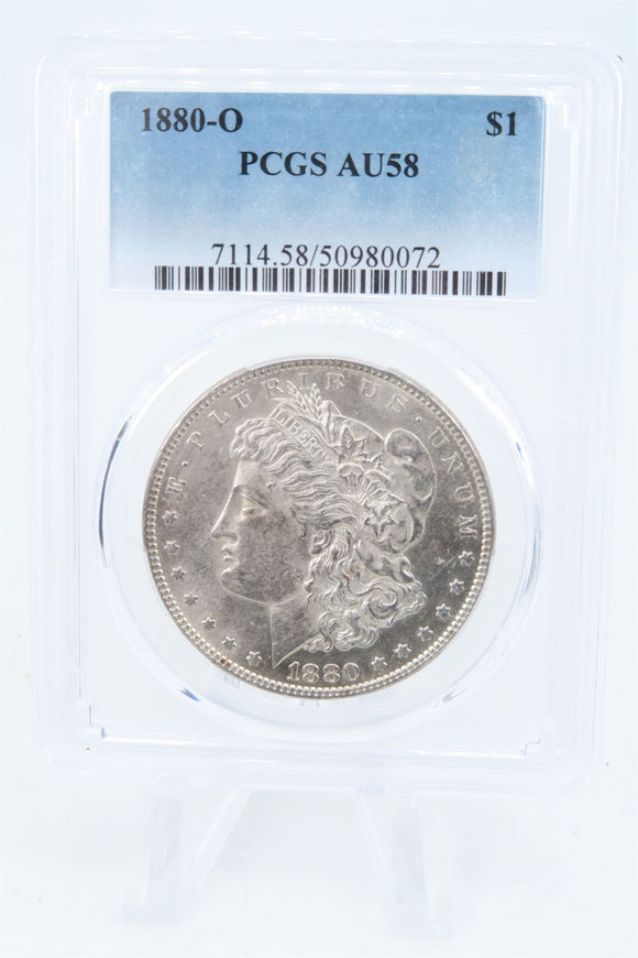 1880-O PCGS AU58 Morgan Dollar Business Strike