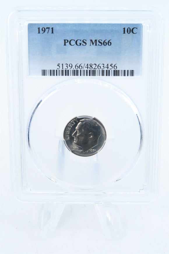 1971-P PCGS MS66 Roosevelt Dime Business Strike 10C