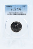 2014-D PCGS MS67 Everglades NP Quarter Business Strike 25C