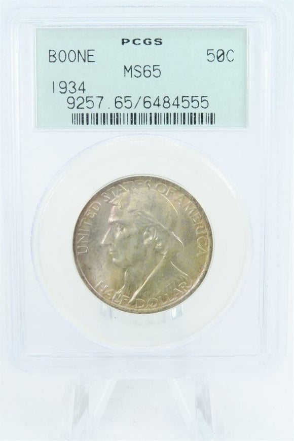 1934-P PCGS MS65 Boone Classic Commemorative Half Dollar 50C